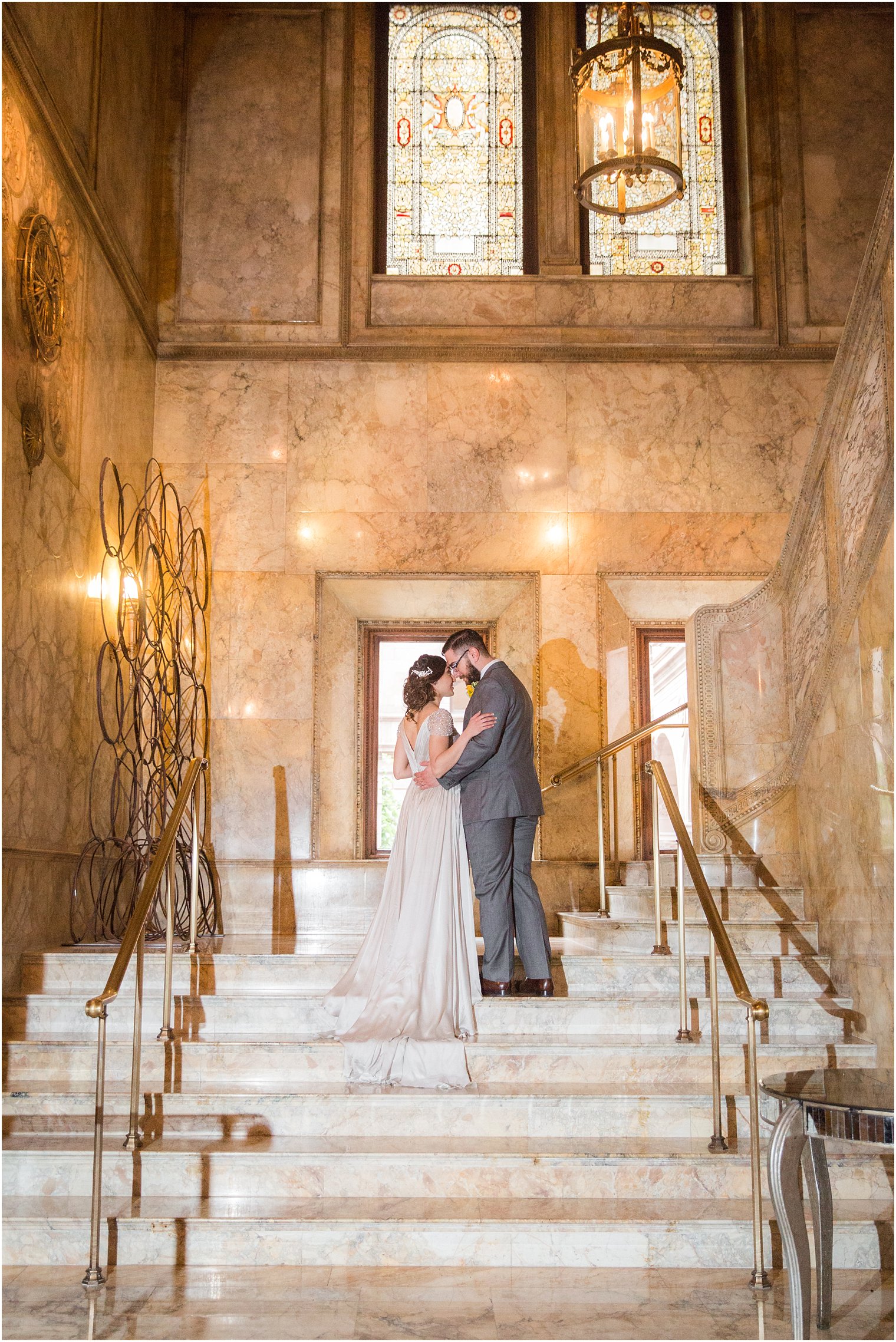 New York Palace Hotel Bride and Groom Portrait