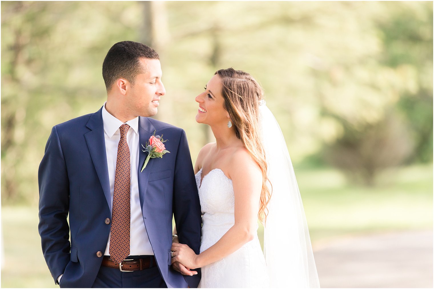 Bride and groom at Eagle Oaks