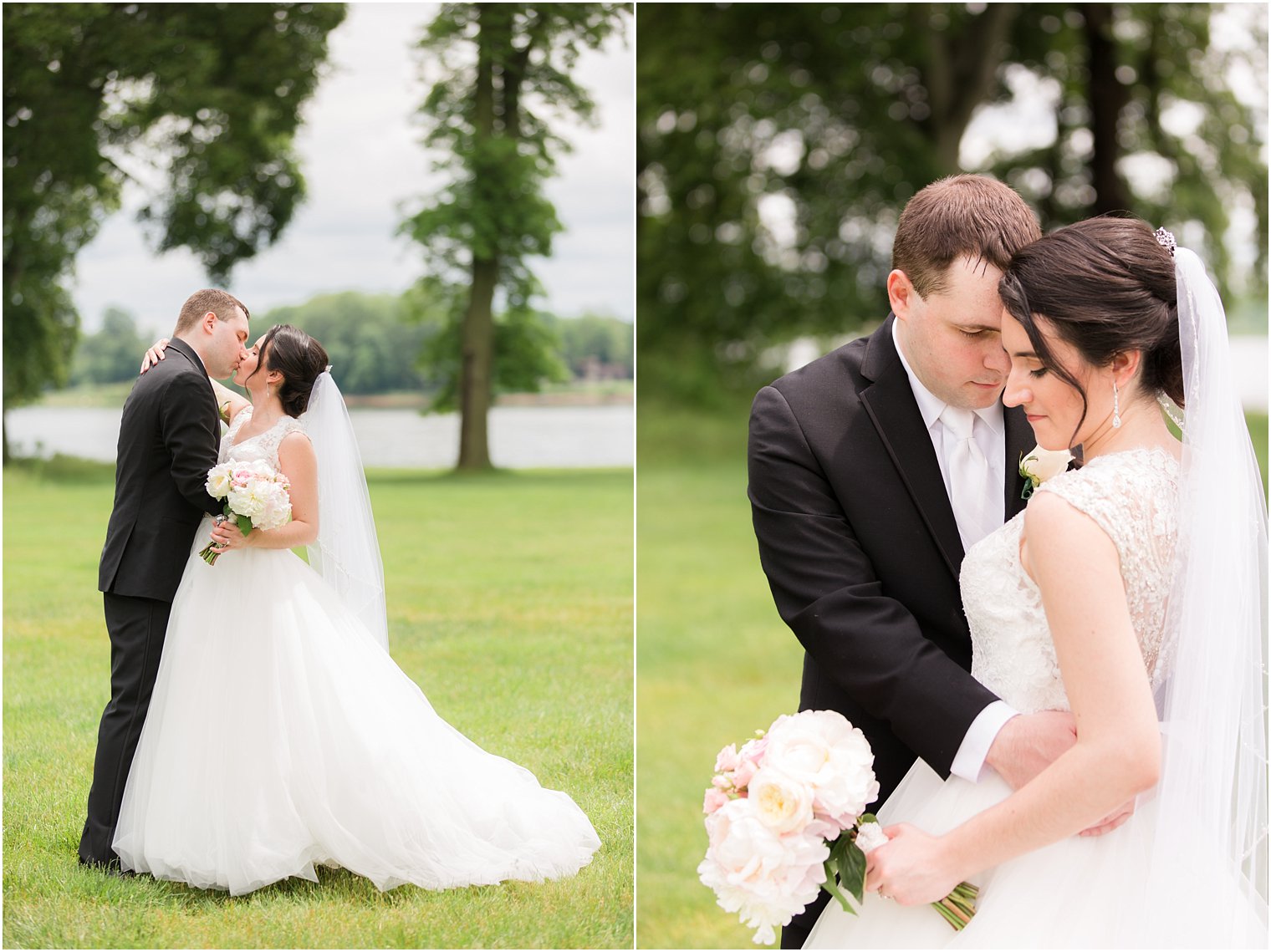 Bride and groom at Pen Ryn Mansion