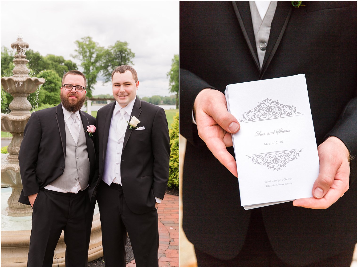 Groomsmen at Pen Ryn