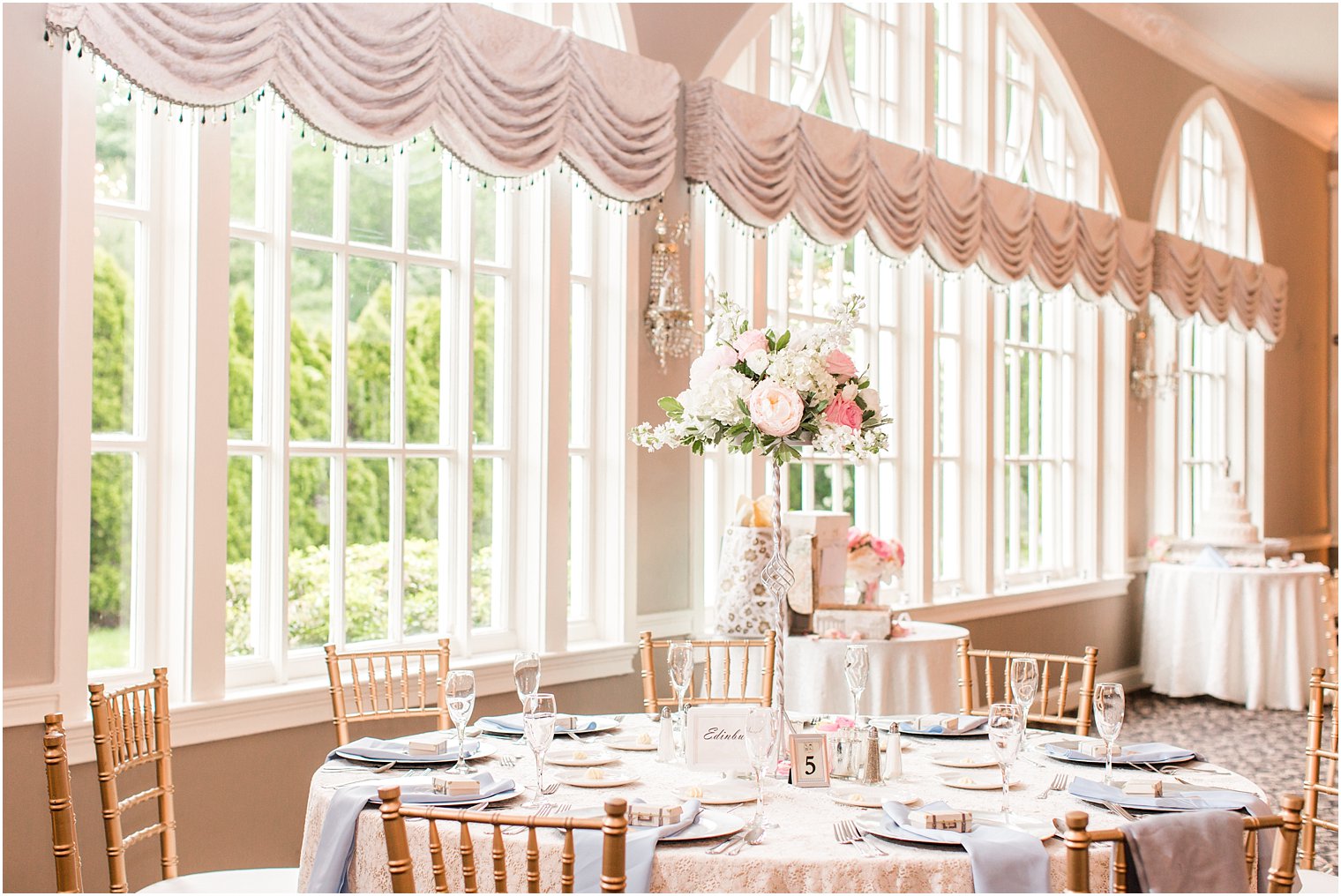 Elegant ballroom at Pen Ryn Mansion