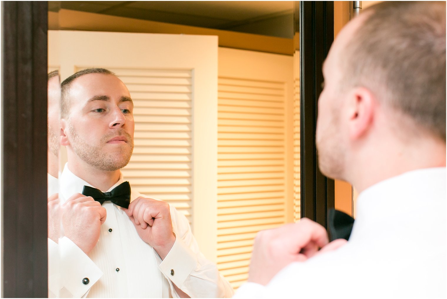 Groom wearing Biltmore Tuxedos