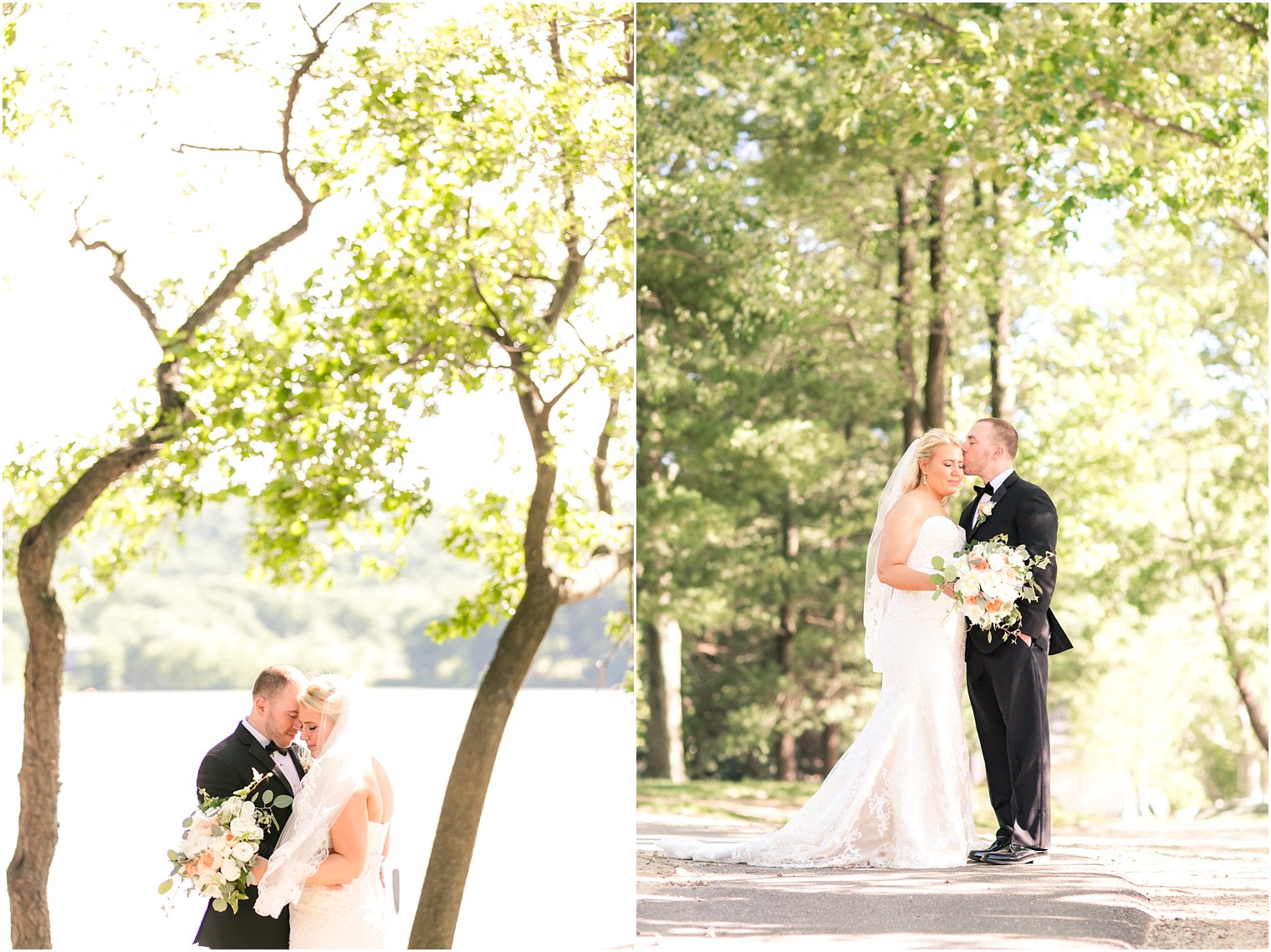 Bride and groom at Indian Trail Club