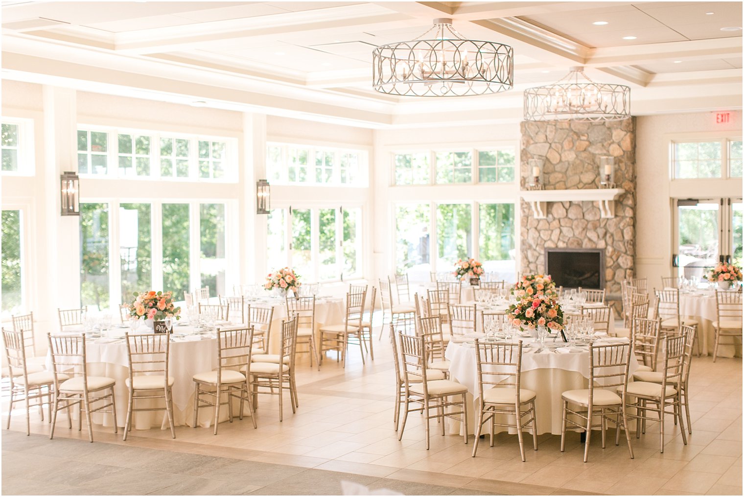 Reception room at Indian Trail Club