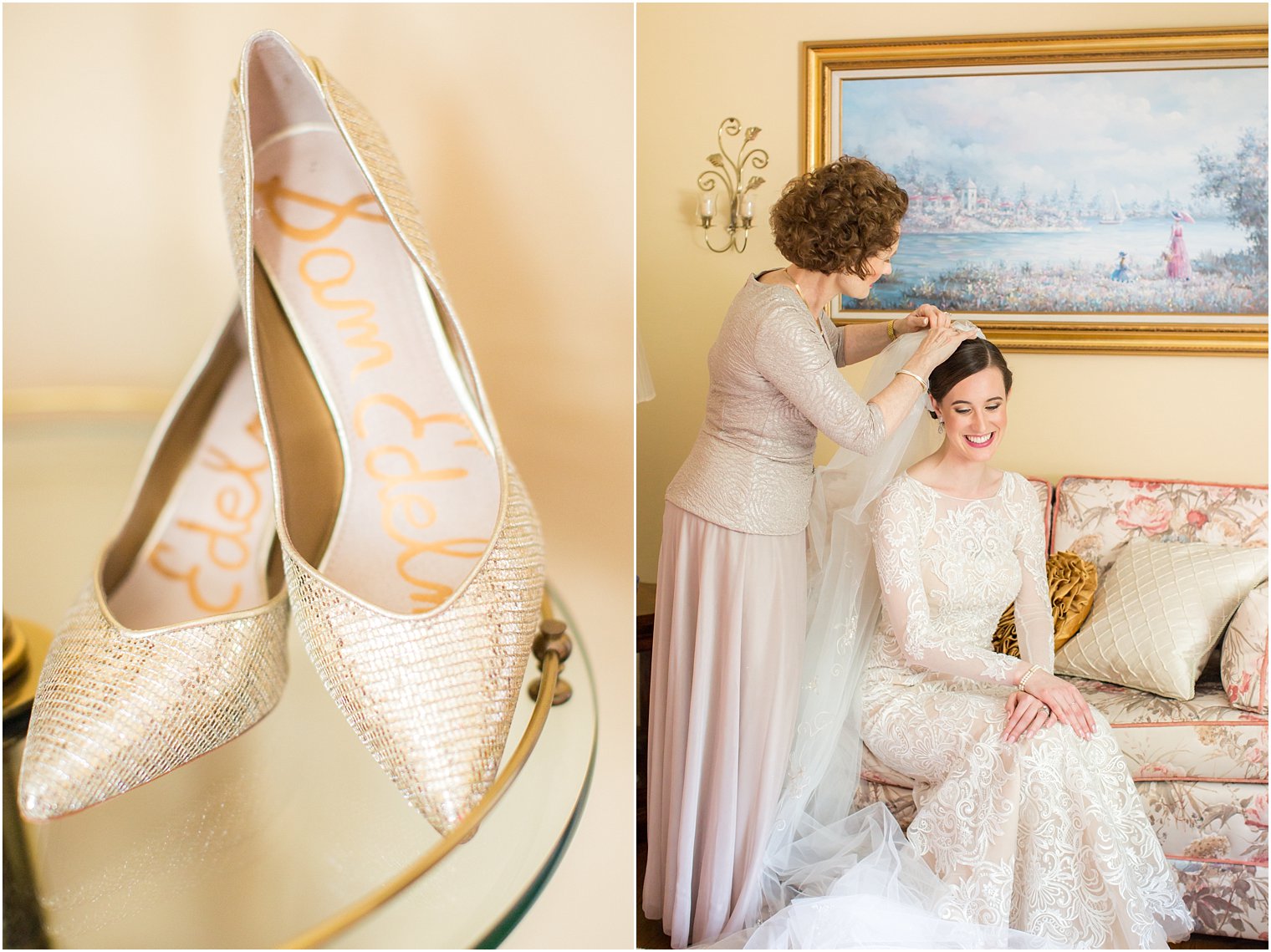 Gold and champagne wedding