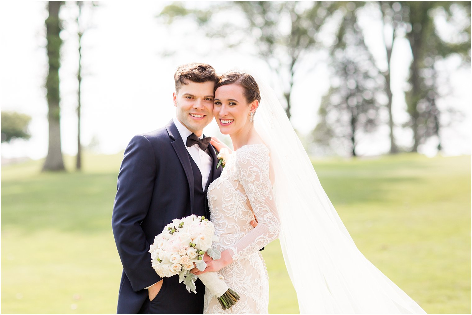 Classic bride and groom photo