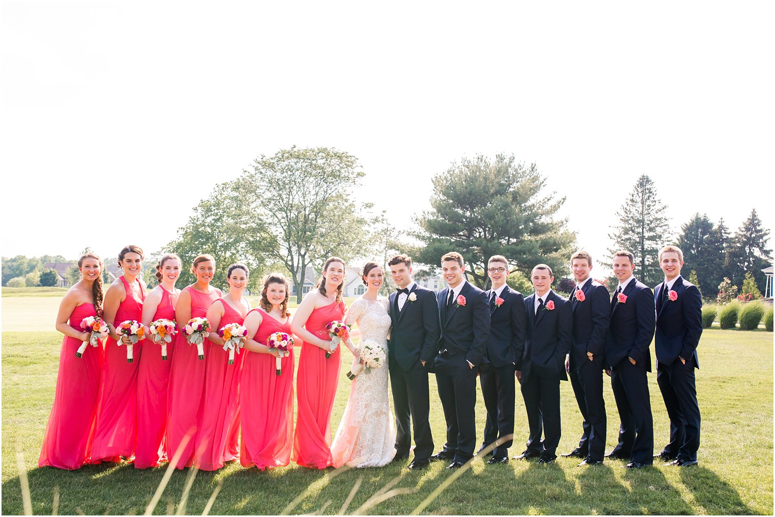 Classic bridal party photo