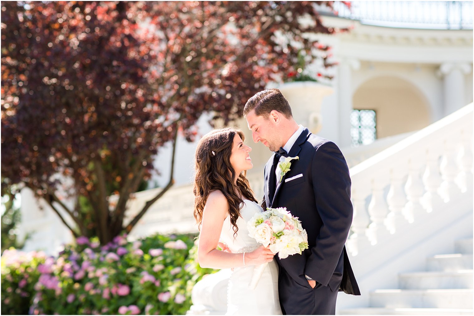 Elegant wedding portrait