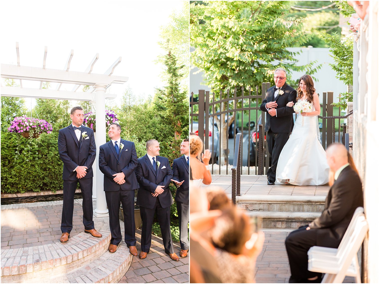 South Gate Manor outdoor ceremony processional
