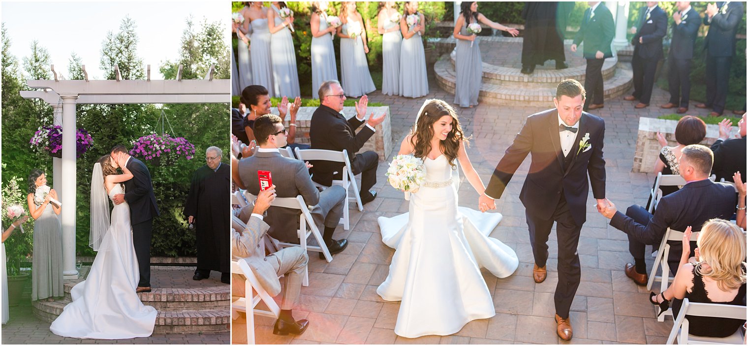 First kiss and recessional