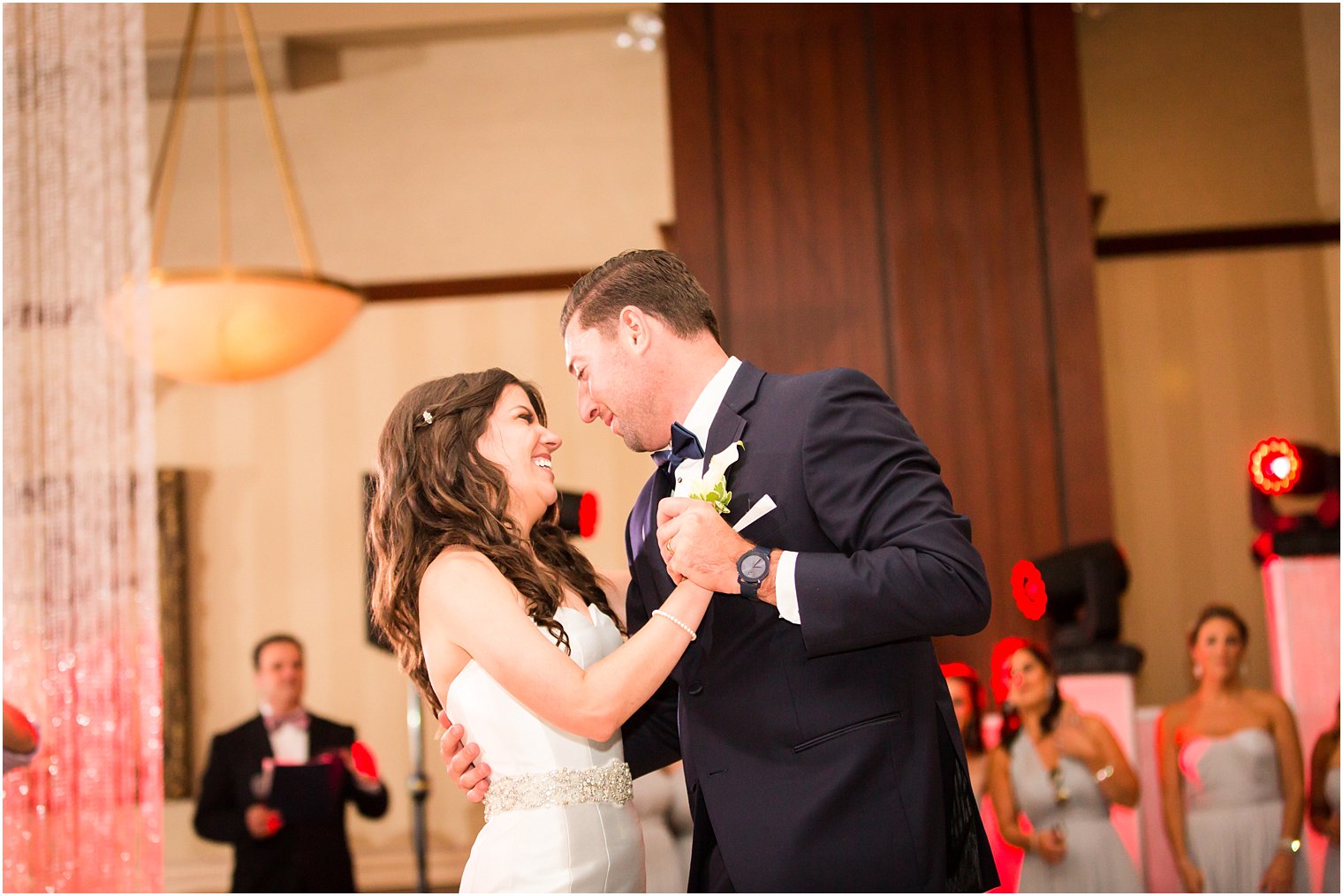 Bride and groom first dance