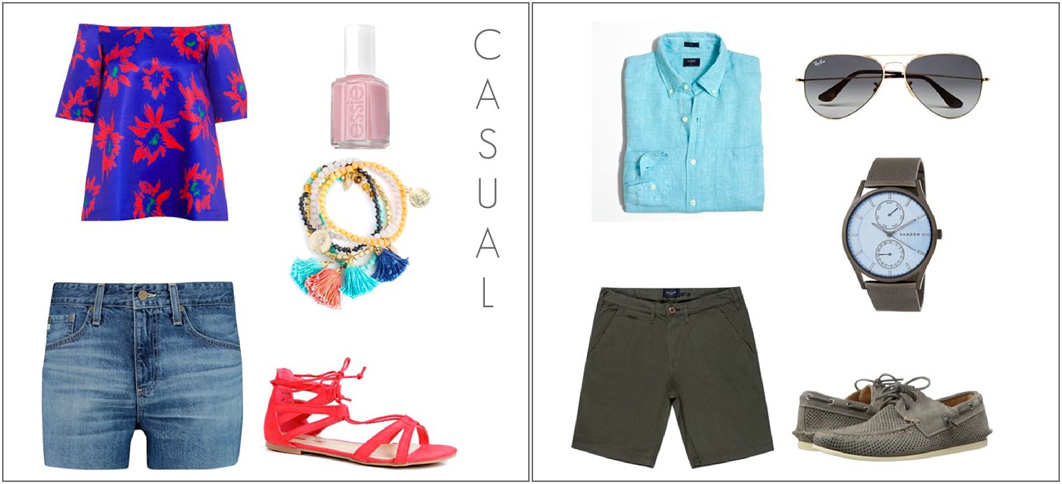 Inspiration board for casual outfts