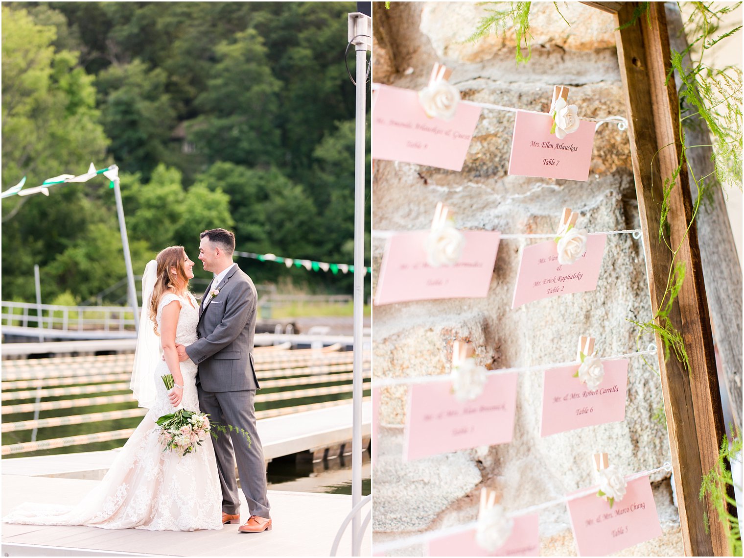 Rustic wedding details