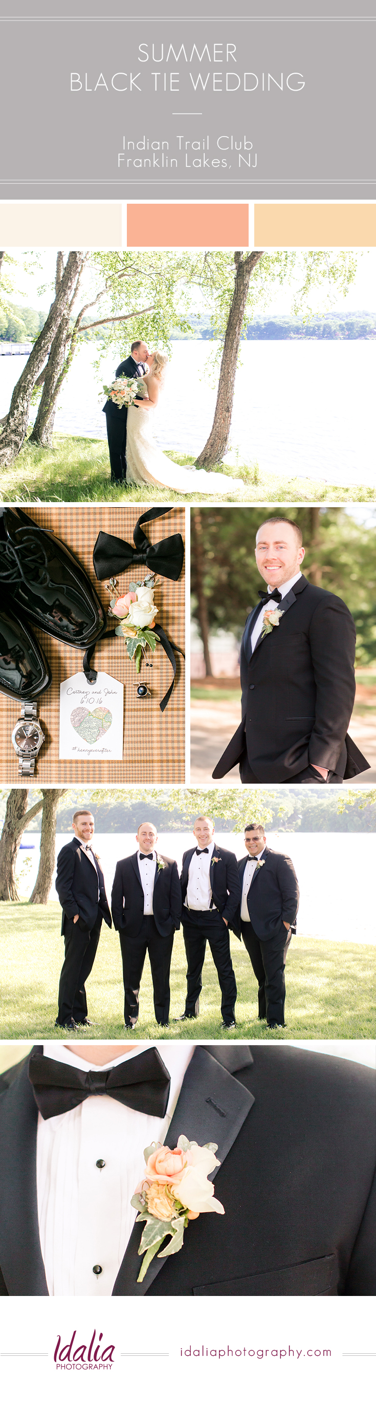 Indian Trail Club Classic Black Tie Wedding | Photos by Idalia Photography