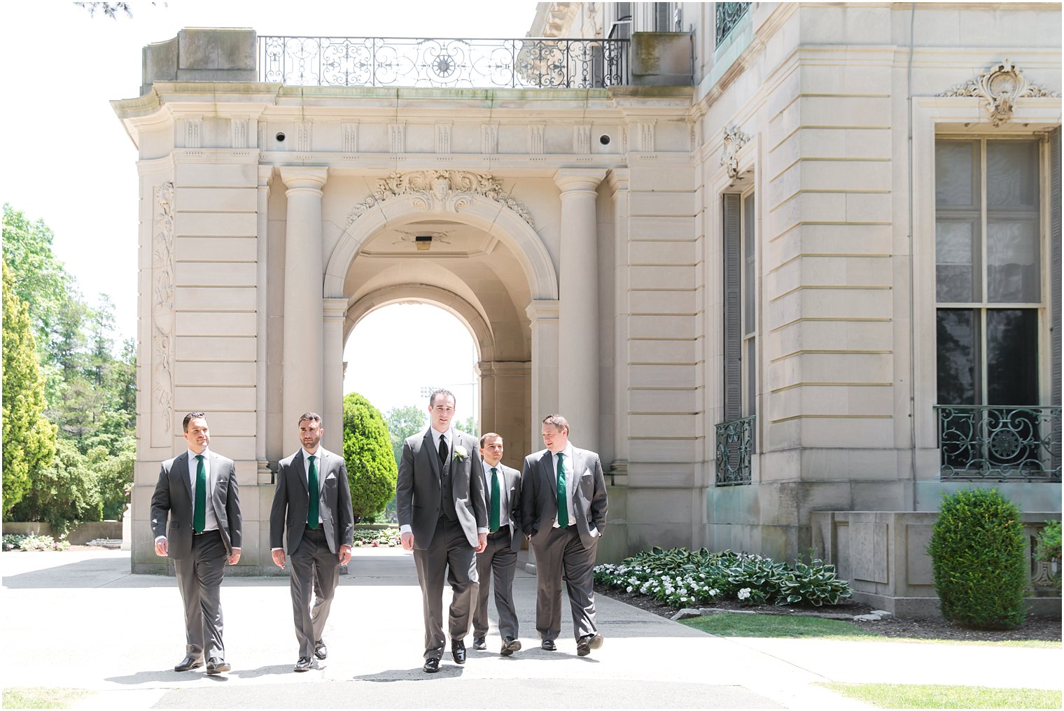 Groomsmen at Monmouth University