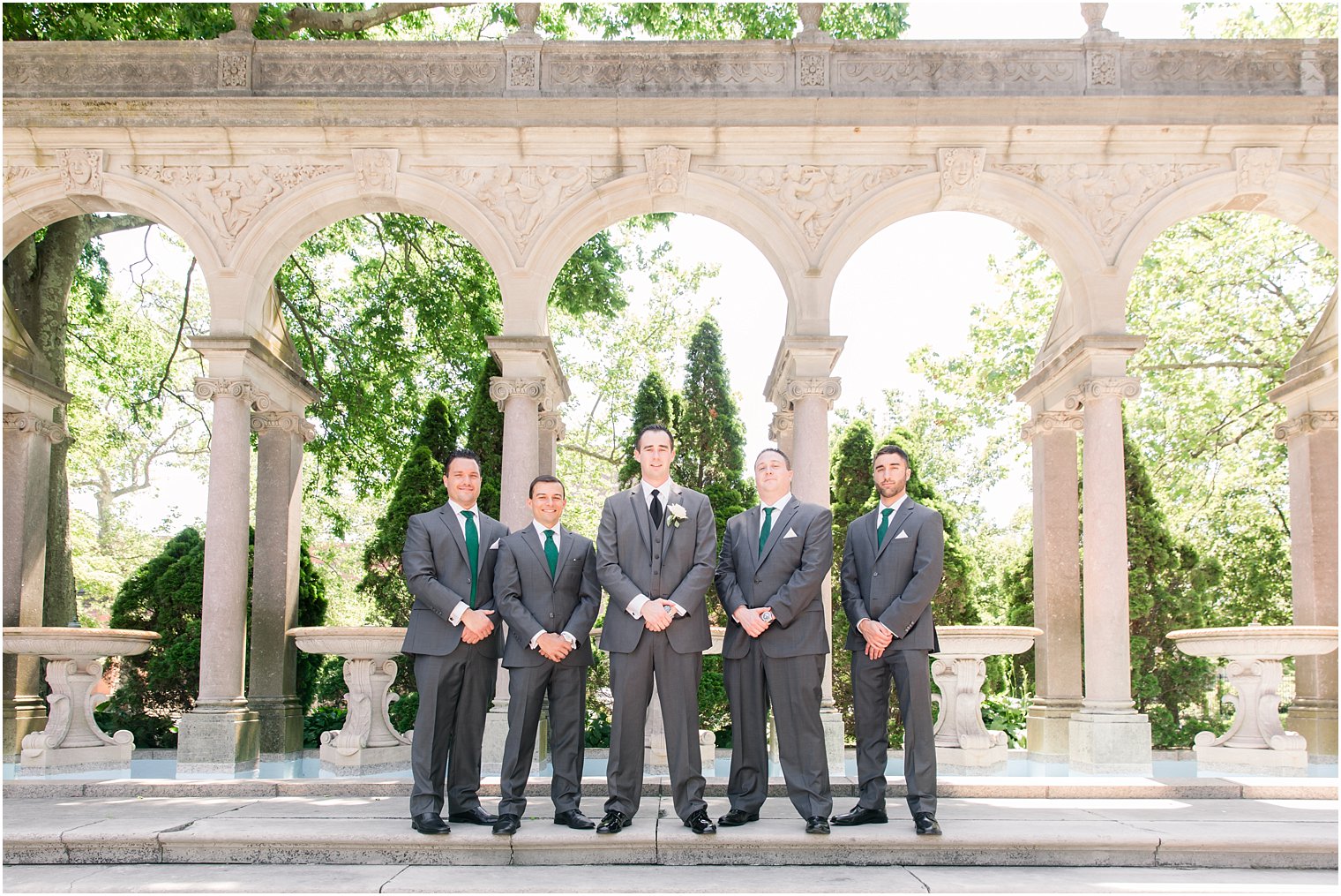 Groomsmen at Monmouth University