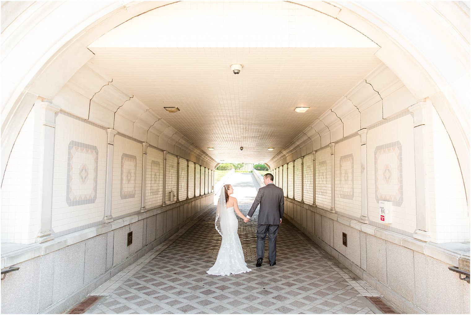 Monmouth University bride and groom photo