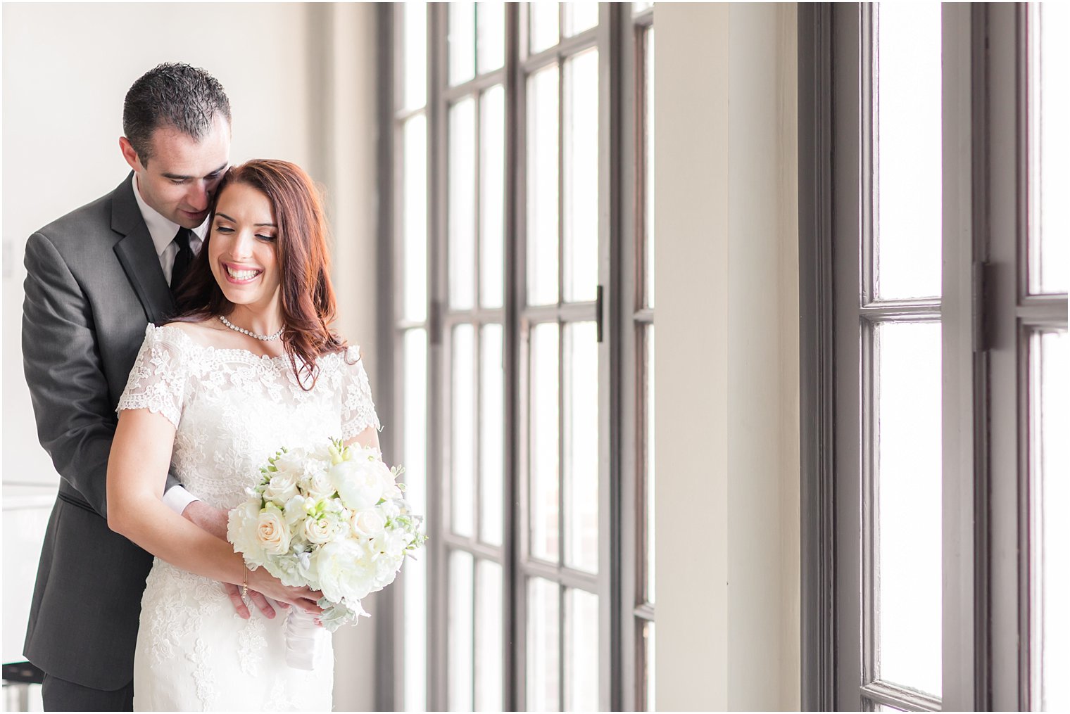 Berkeley Oceanfront Hotel Wedding bride and groom portrait