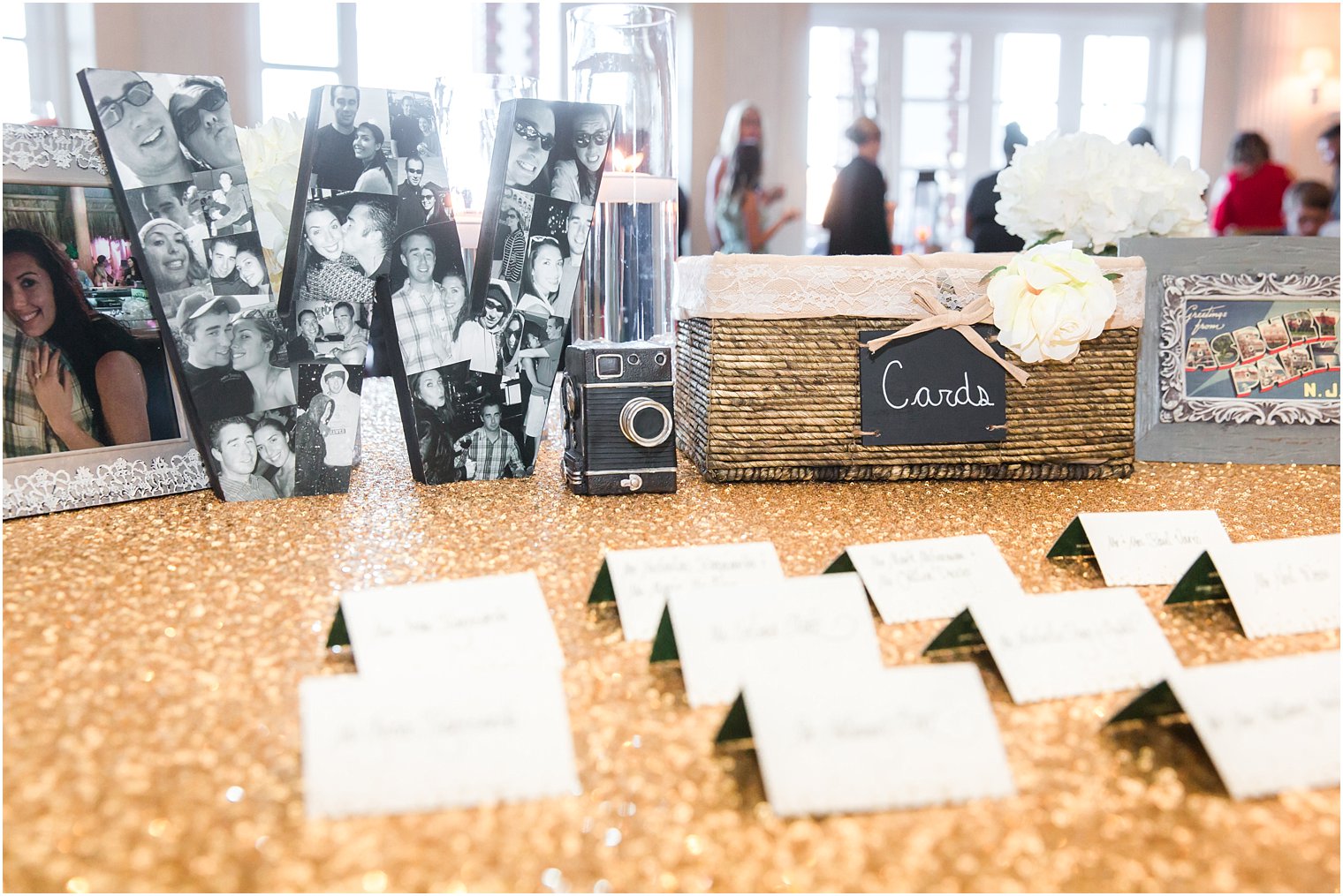 Berkeley Oceanfront Hotel Wedding seating cards table