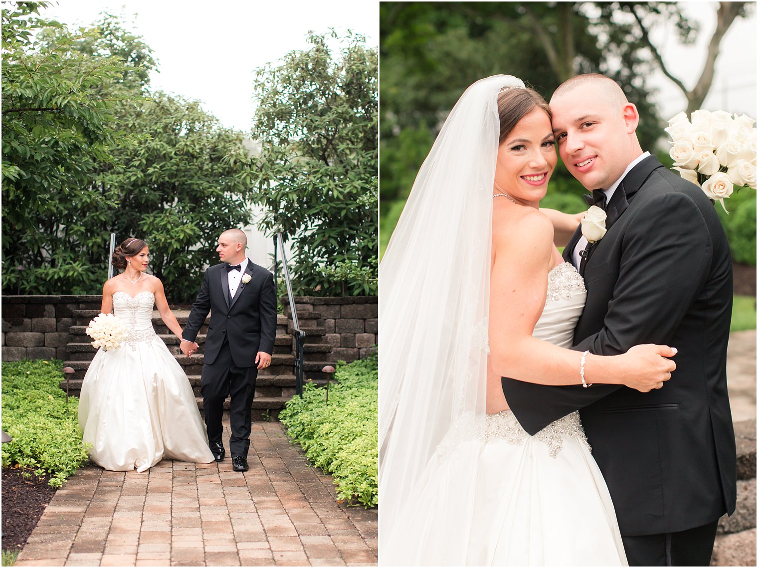 Bride and groom at The Farmhouse at the Grand Colonial