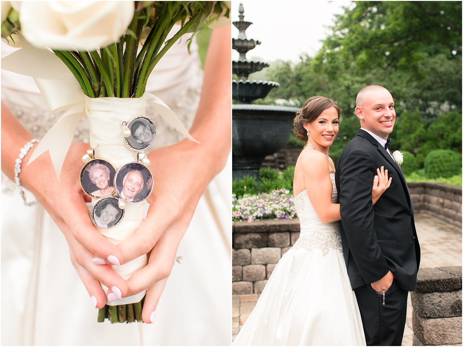 Bouquet memorial lockets