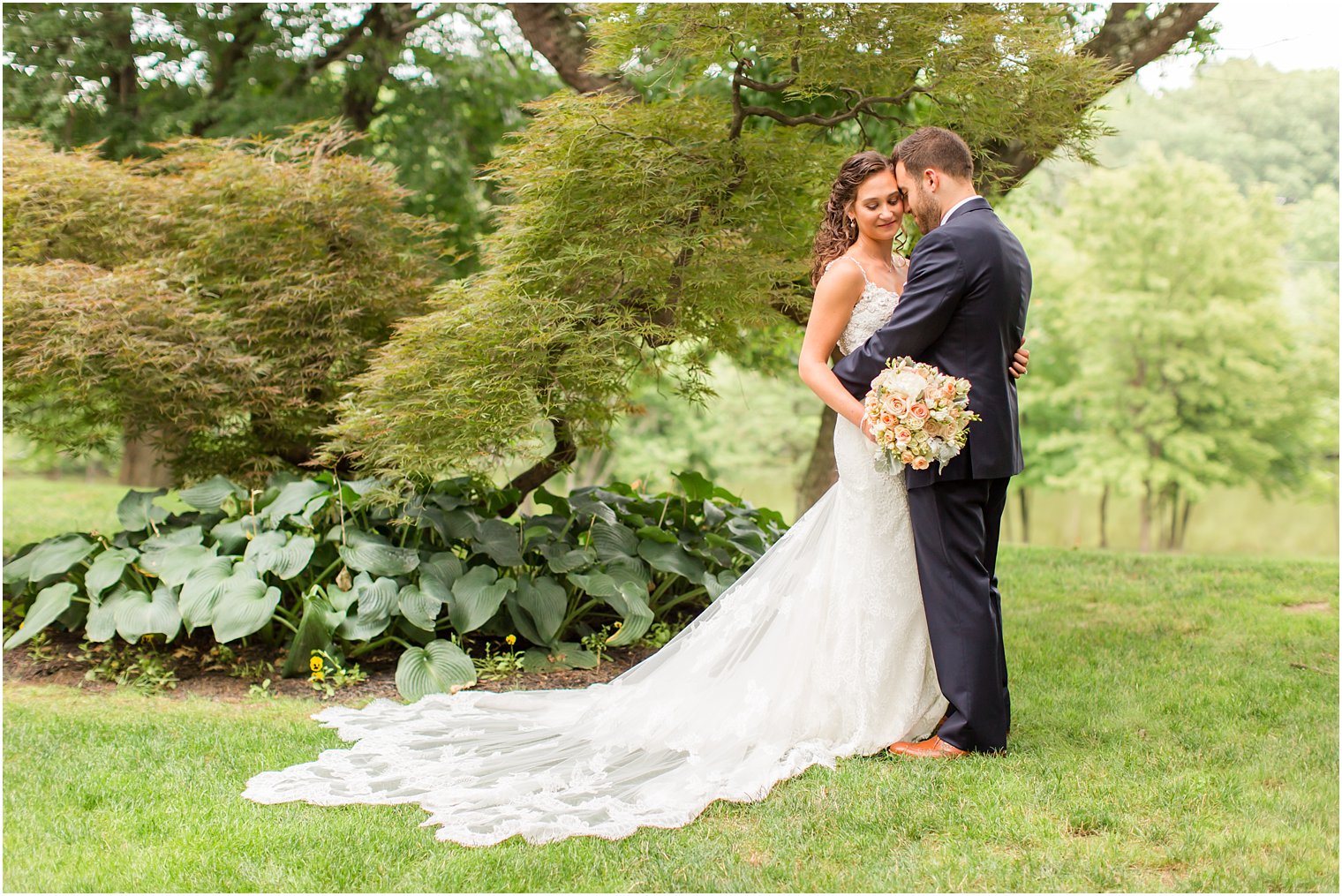 Bride and groom portrait