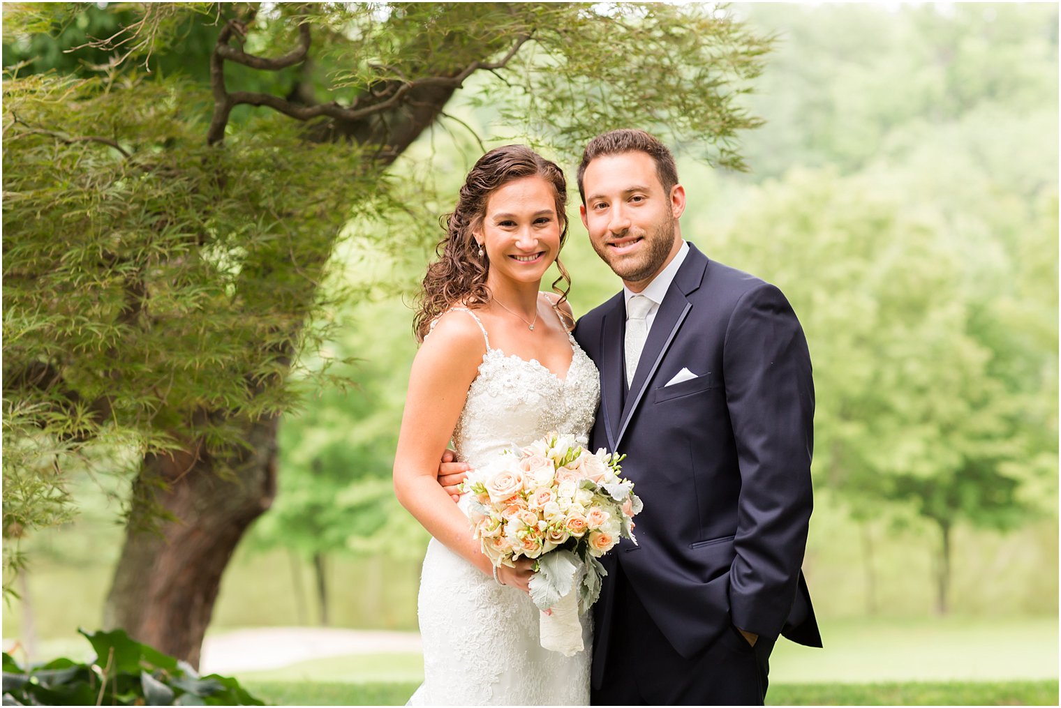 Classic bride and groom photo