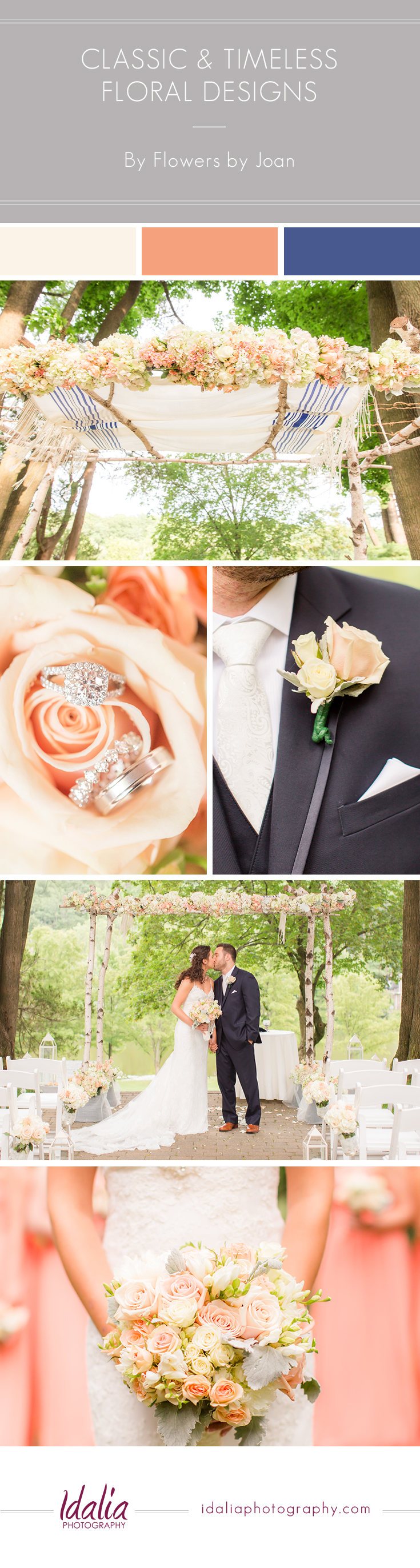 Ramsey Country Club Wedding Photos | Flowers by Joan | Photos by Idalia Photography