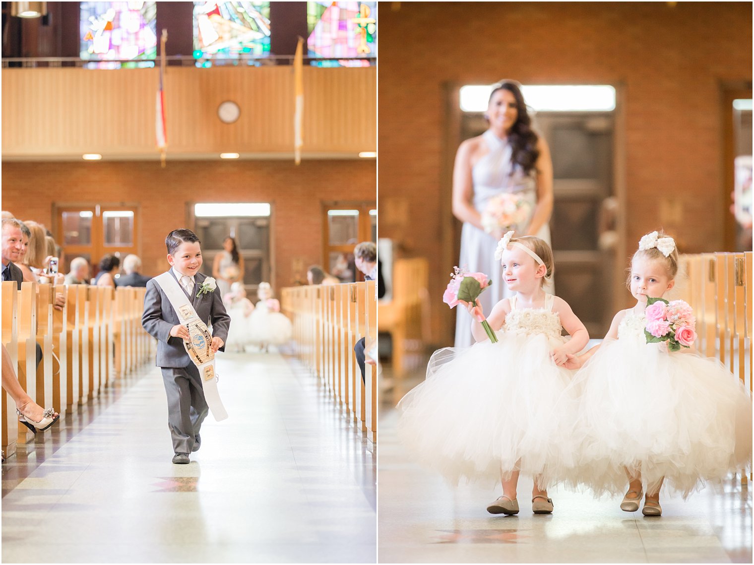 Flower girls and ring bearer