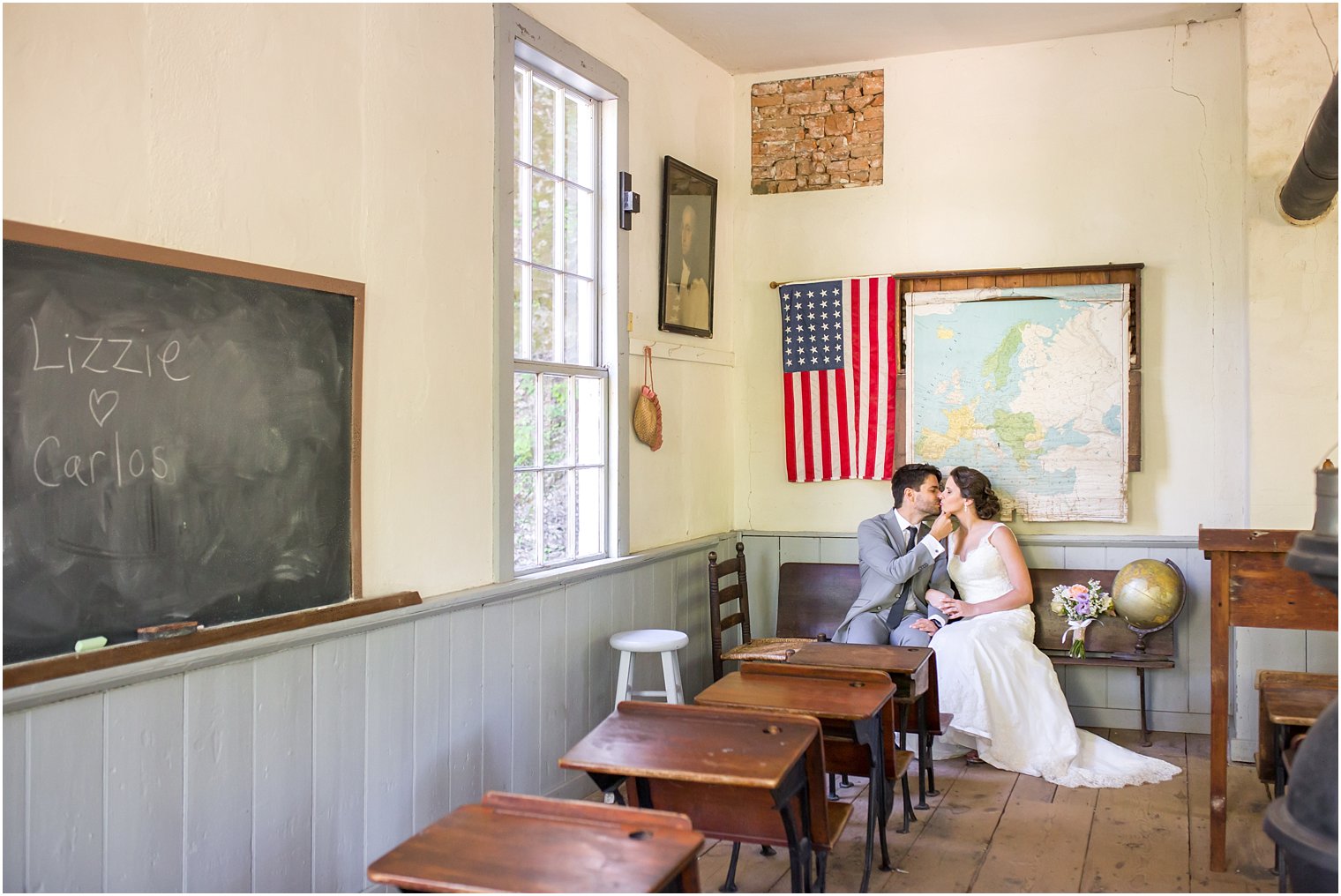 Schoolhouse photos at Red Mill Museum
