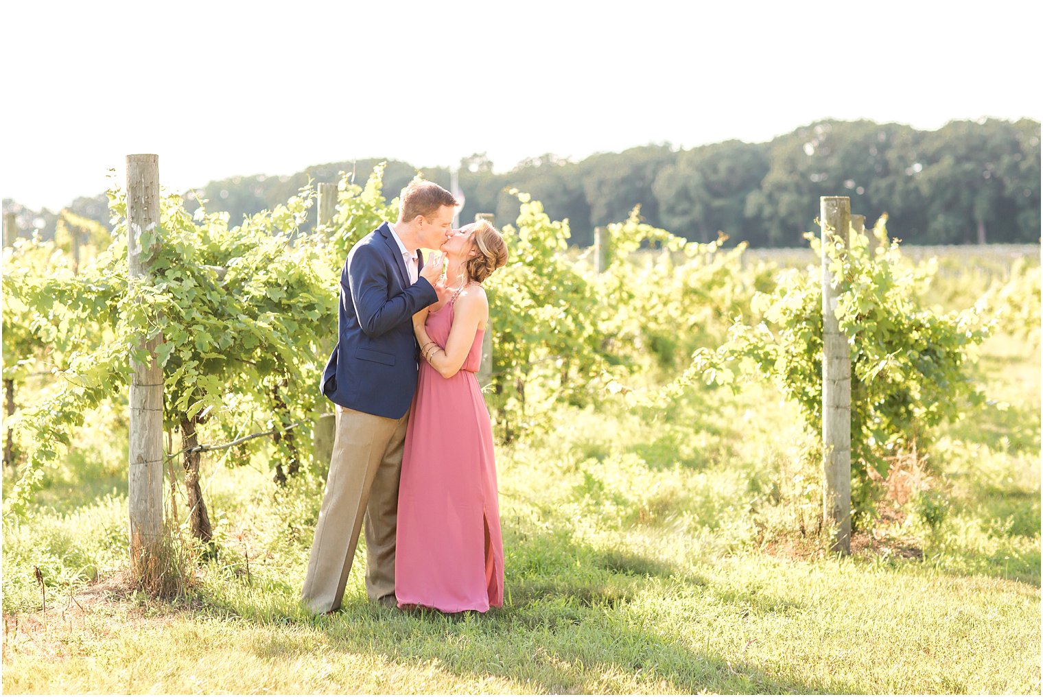 Vineyard engagement photos