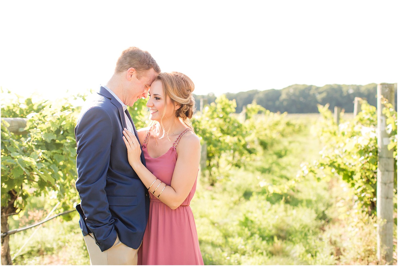 Elegant couple at Laurita Winery