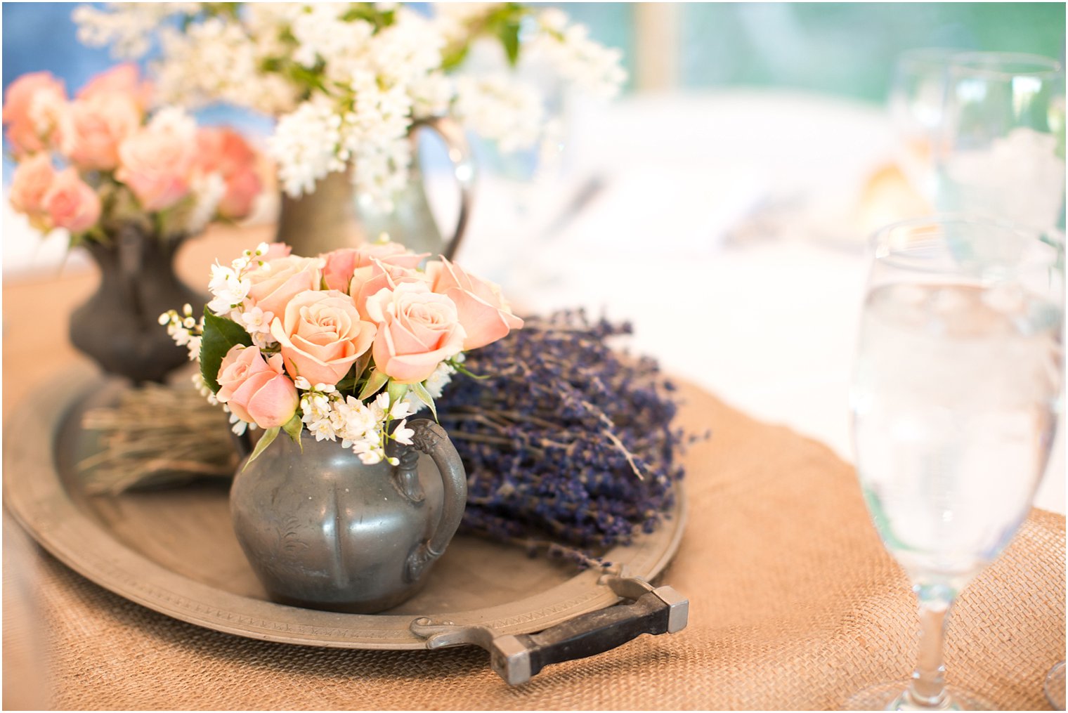 Rustic center pieces