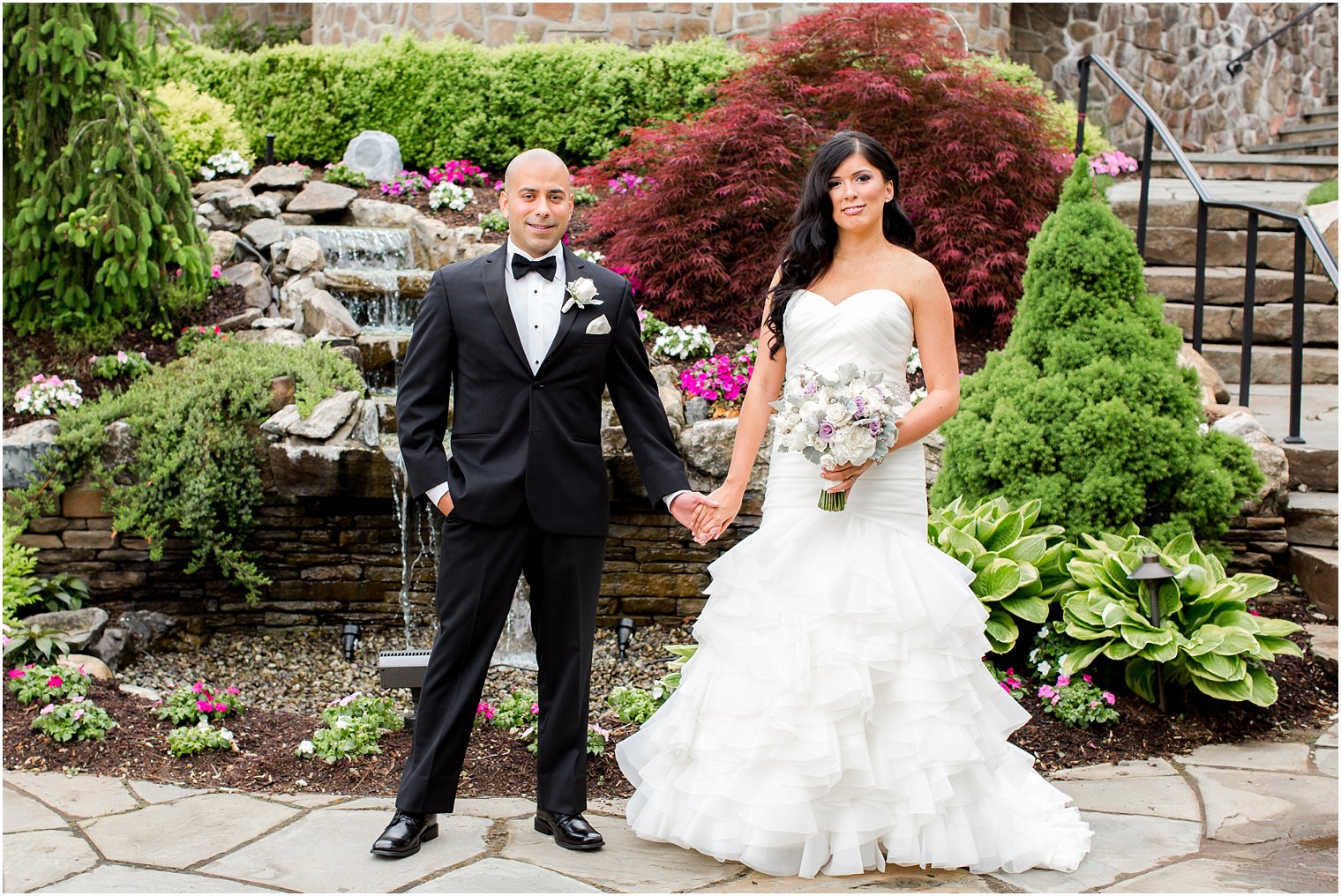 Bride and Groom at the Park Savoy Estate