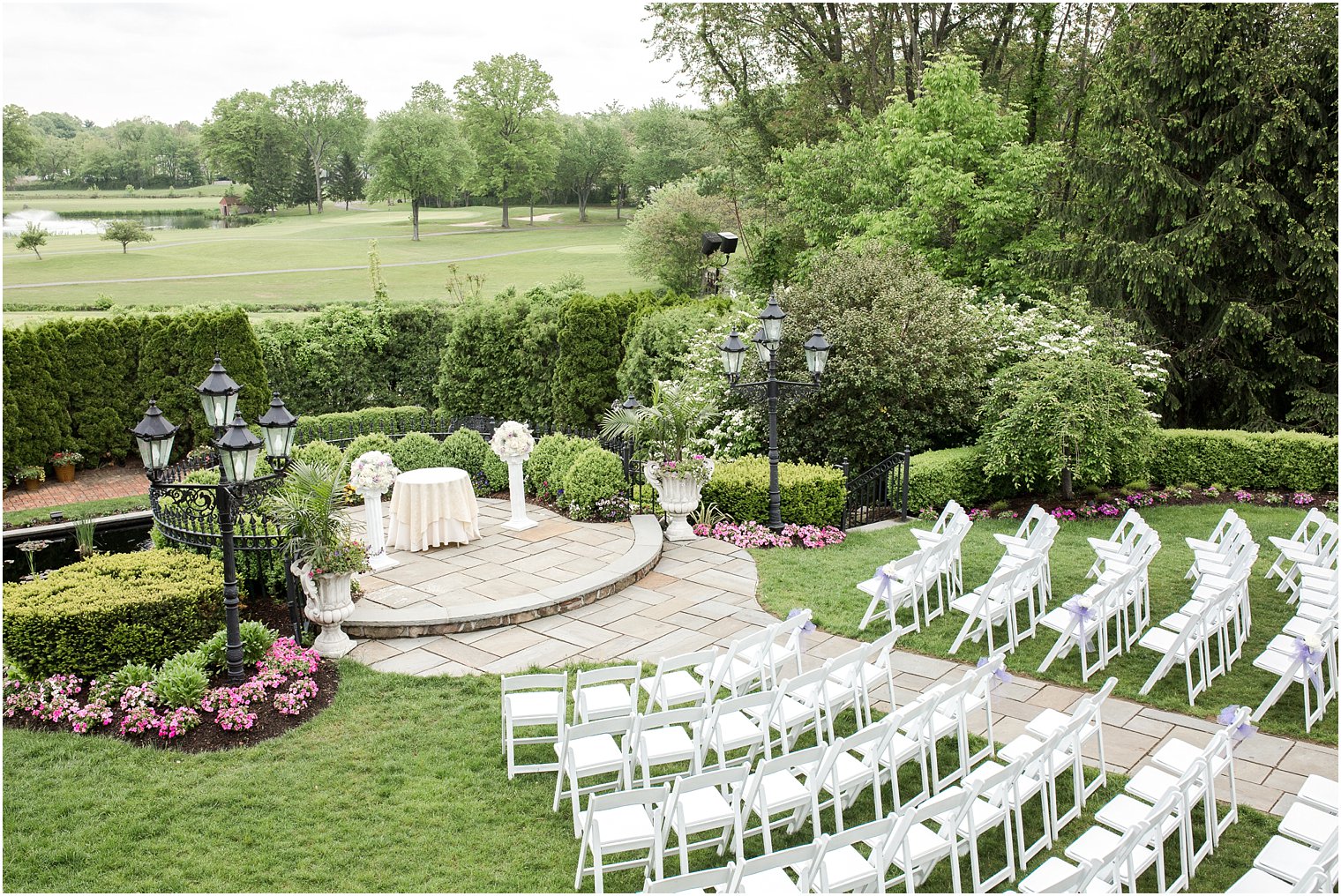 Ceremony space at the Park Savoy Estate
