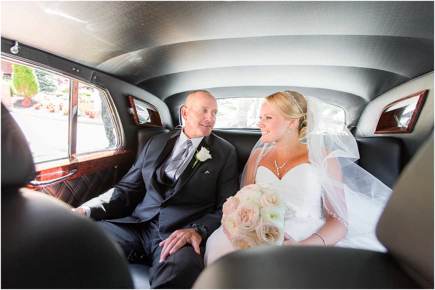 Bride in Rolls Royce