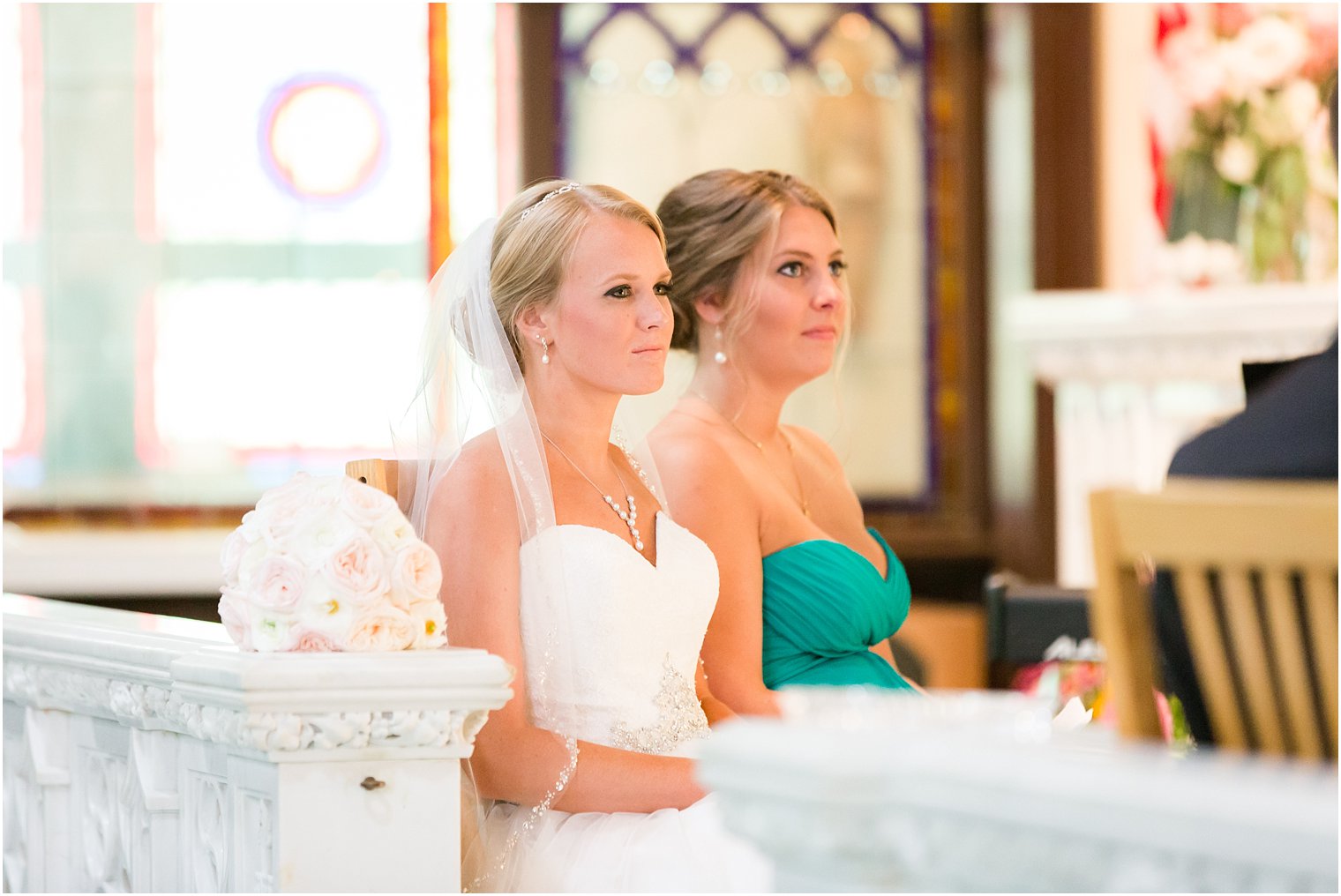 Bride during ceremony