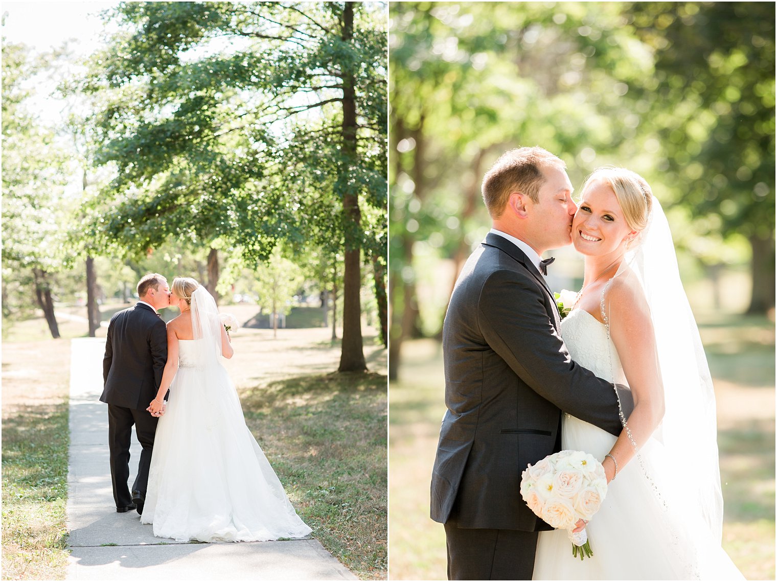 Bride and groom in Spring Lake, NJ