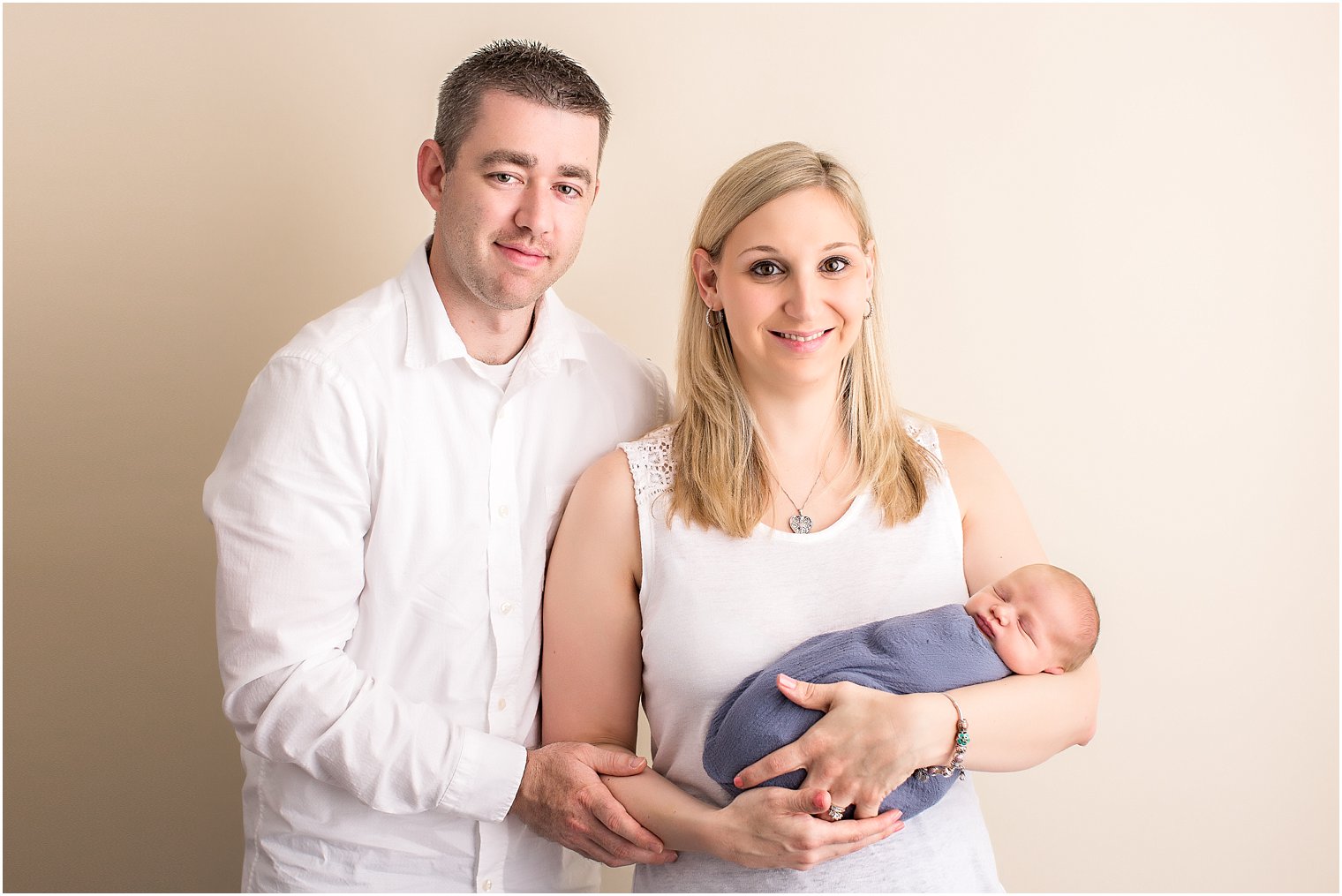 Parents and newborn boy