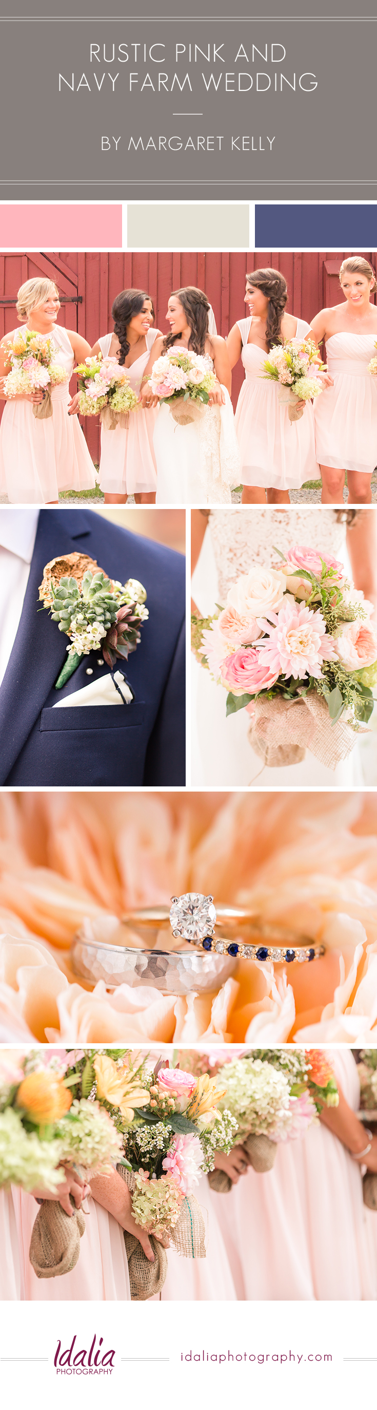 Rustic Stone Rows Farm Wedding Florals | By Margaret Kelly