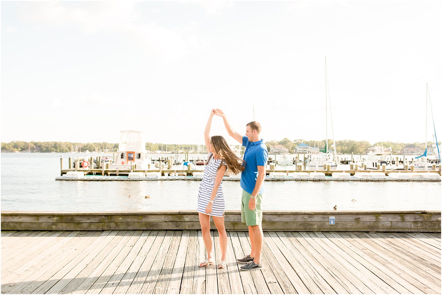 Dancing on the boardwalk