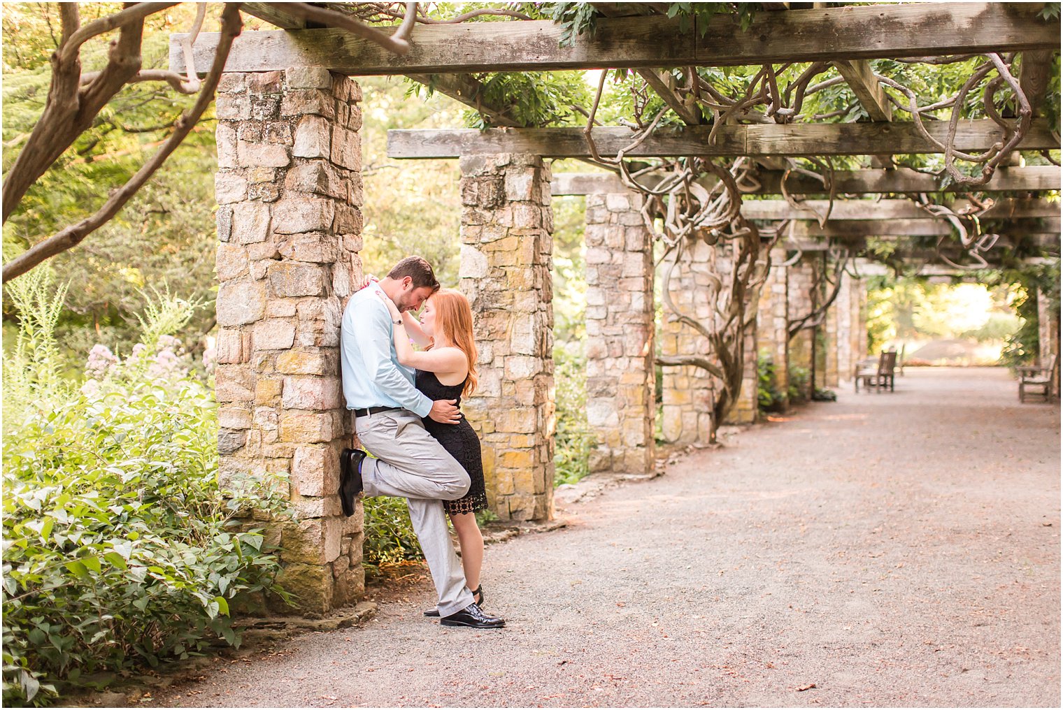 Cross Estate Gardens Engagement Photo