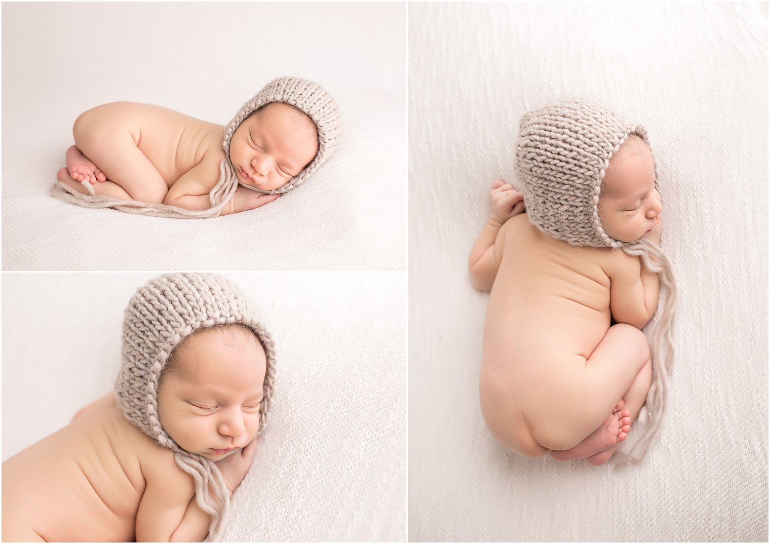 Tushie-up newborn pose