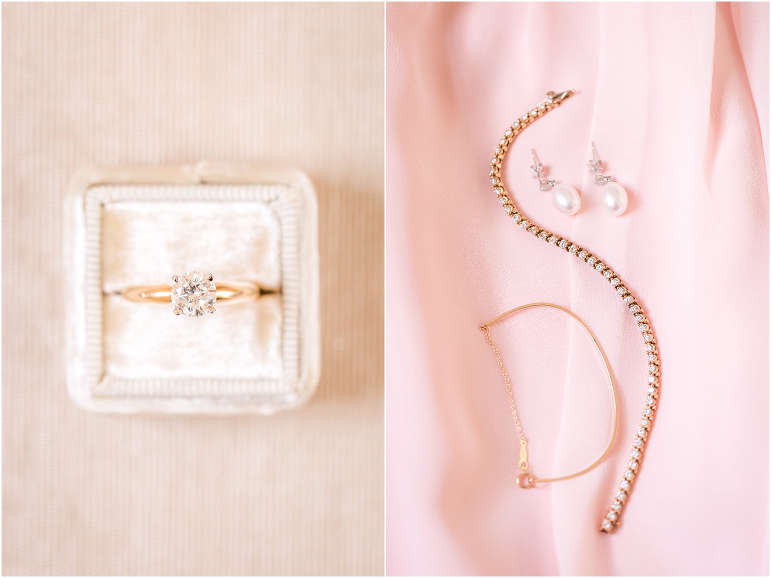 Bride's jewelry for her rustic chic wedding 