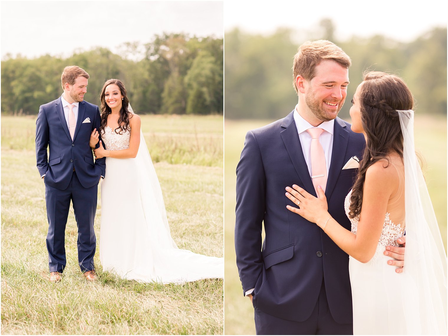 Bride and groom at Stone Rows Farm Wedding