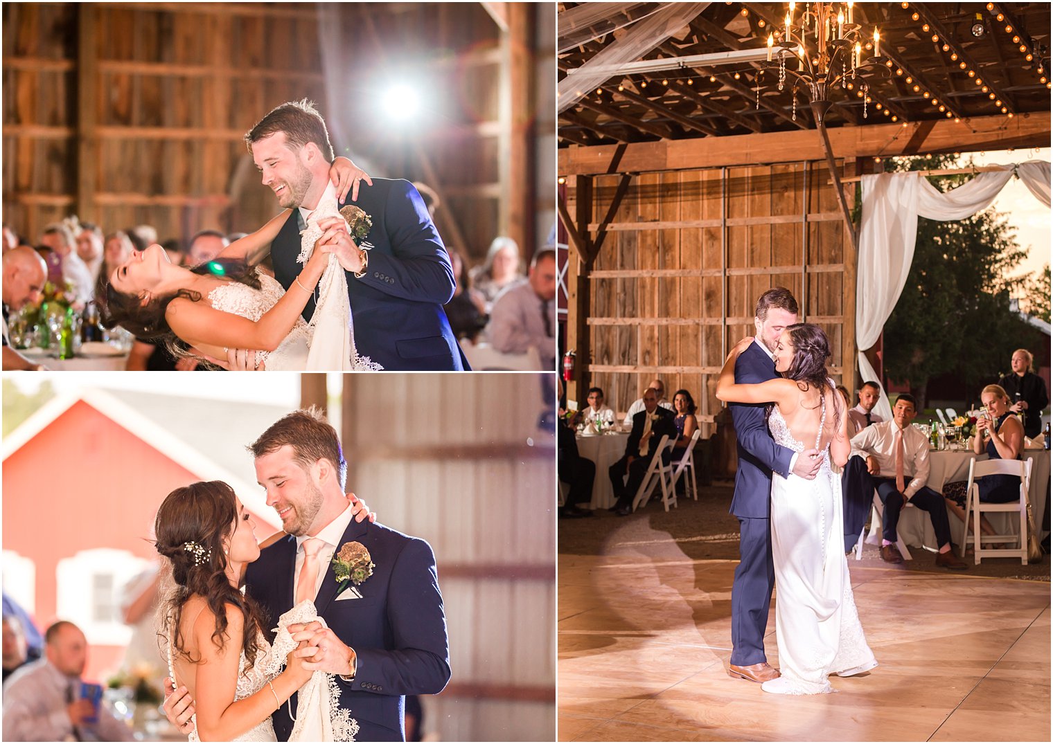 Bride and groom first dance