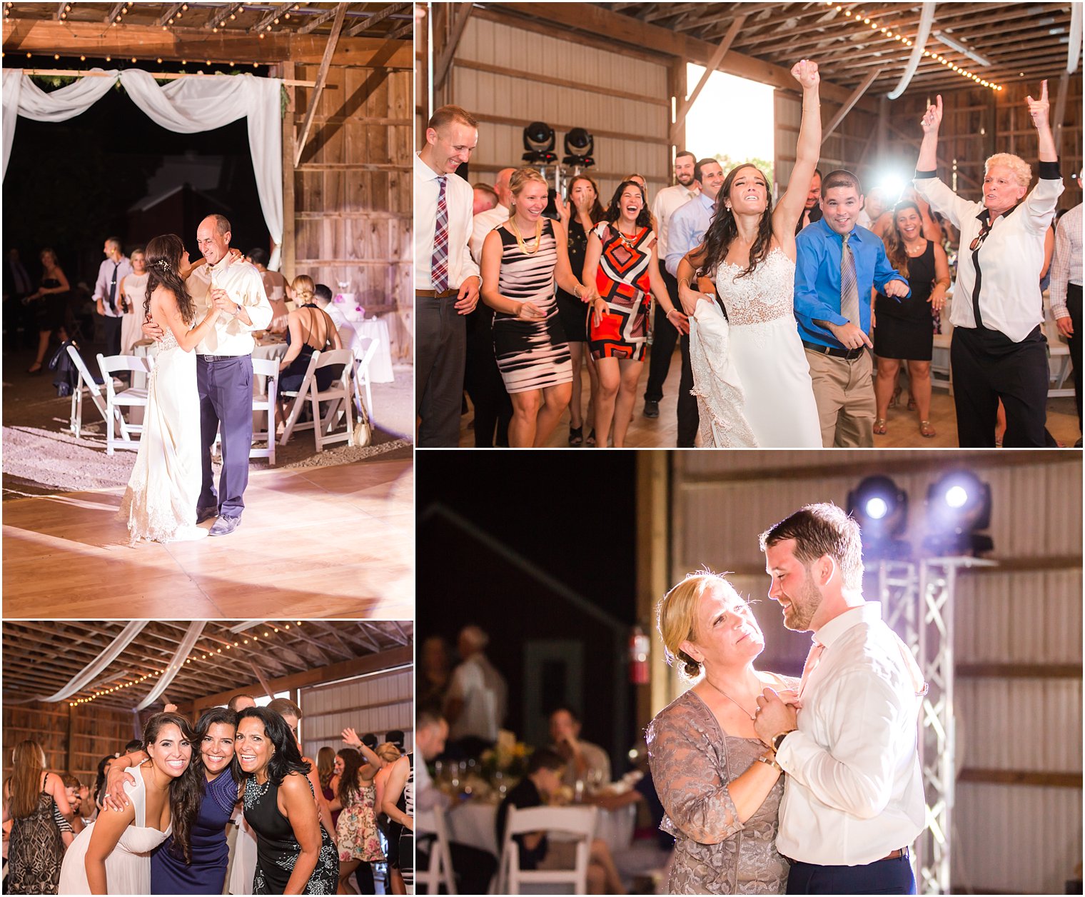 Guests dancing at reception