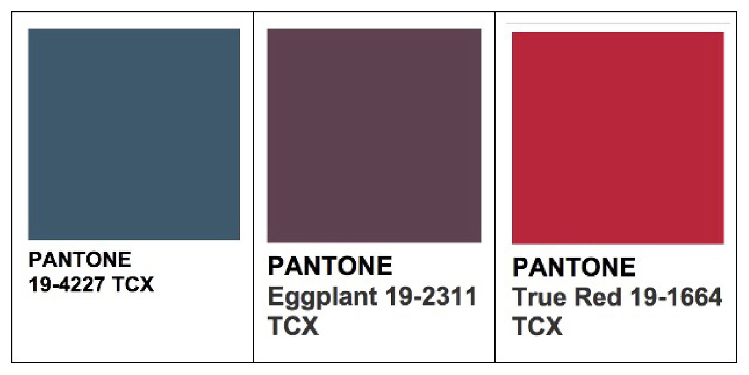 Pantone colors for fall