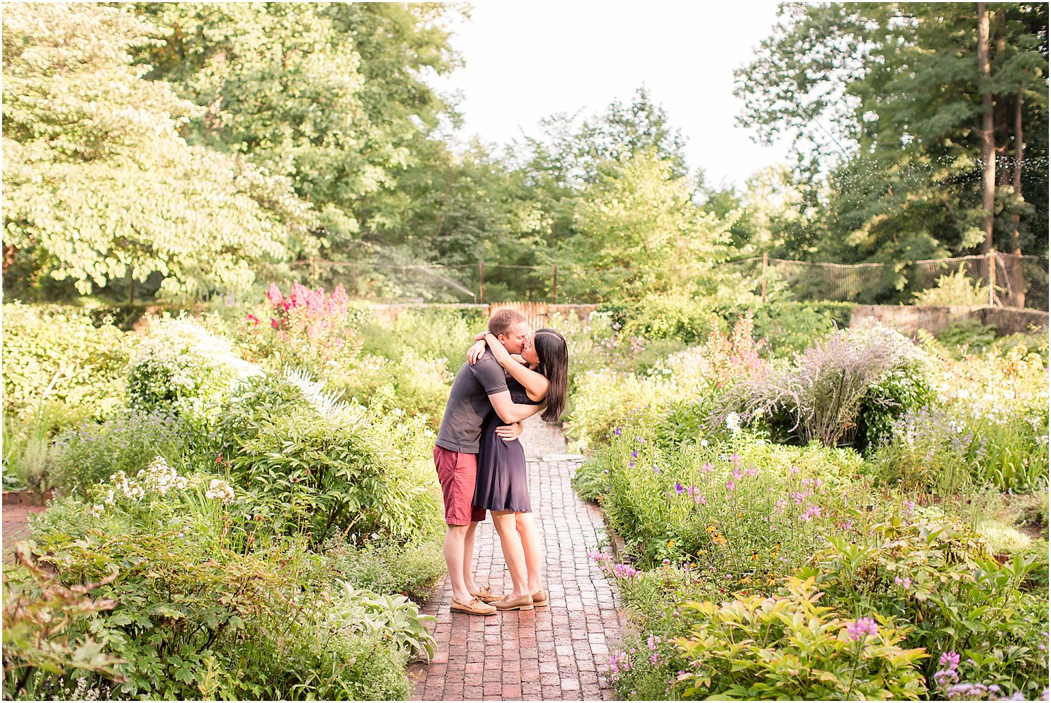 Engaged couple