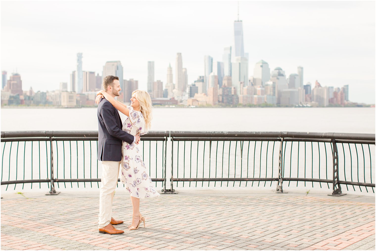 Engagement photo in Hoboken, NJ